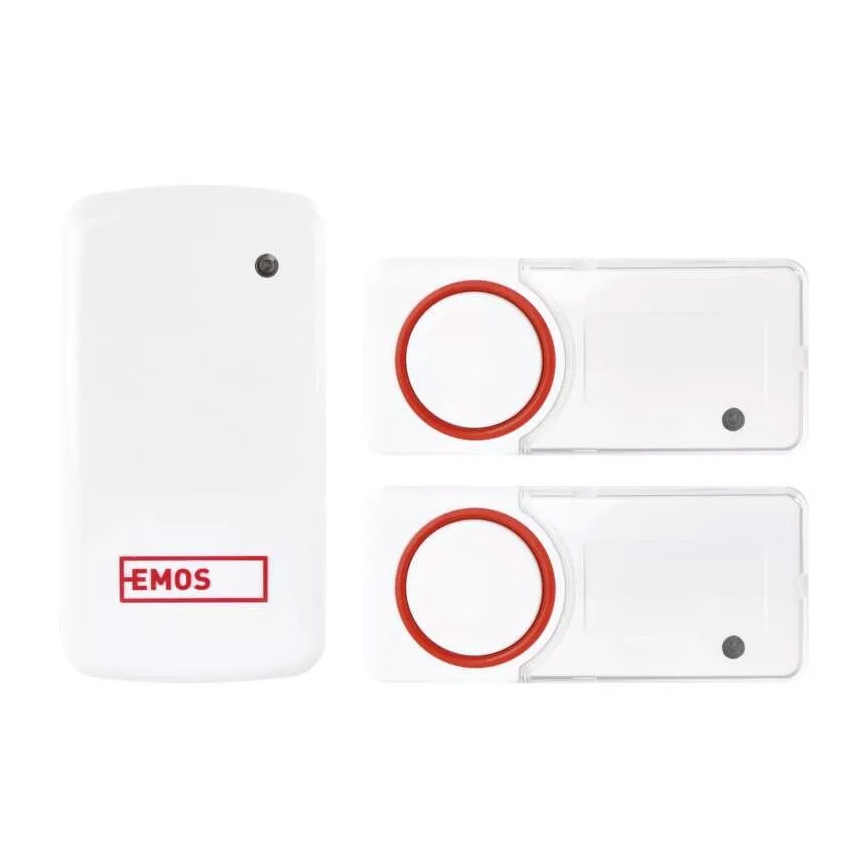 SADA Bezdrátový zvonek do zásuvky + 2x tlačítko 230V IP44